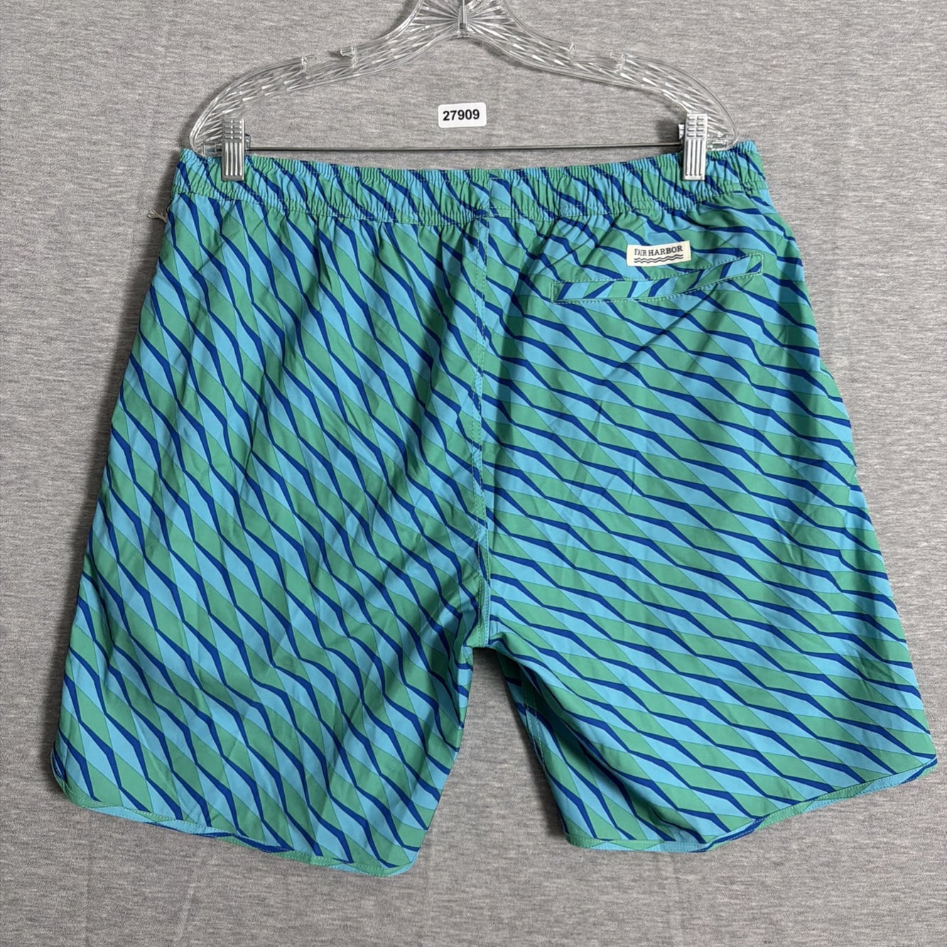Nwt Fair Harbor Men's 2xl Green Seabay Lined Mastos Anchor Swim Trunks 8" — image 2 of 8